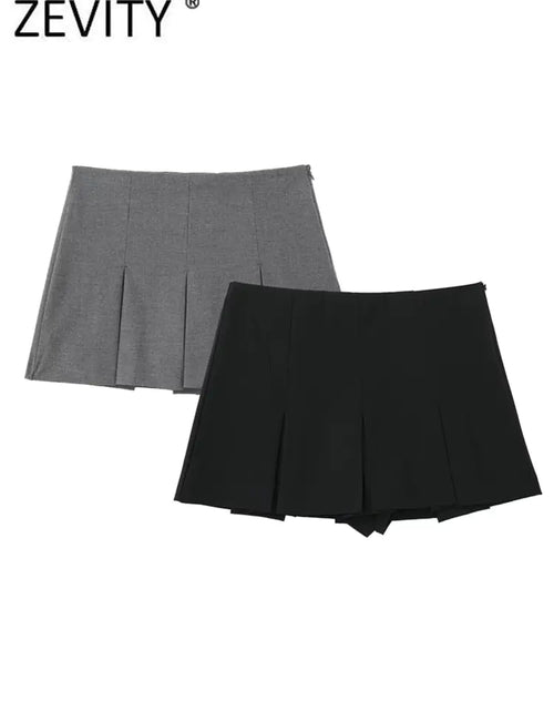 Load image into Gallery viewer, High Waist Wide Pleats Skirts
