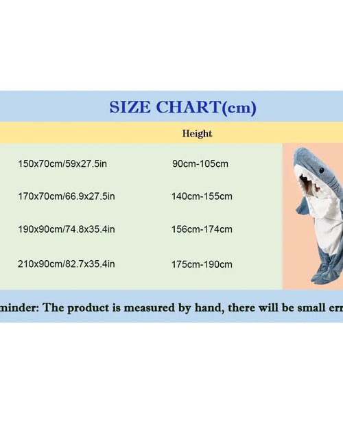 Load image into Gallery viewer, Shark Sleeping Bag Pajamas
